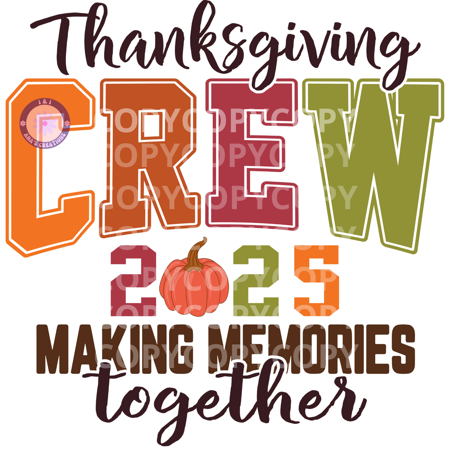 DTF HALLOWEEN / THANKSGIVING