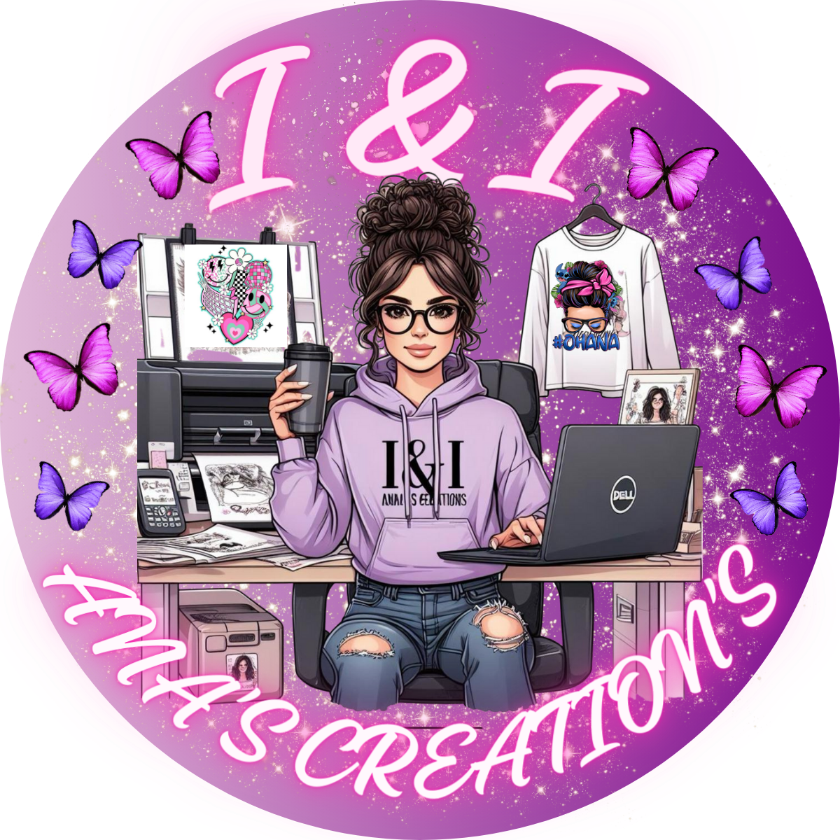 CUSTOM BUSINESS LOGO STICKERS I I Ana s Creations 2022 Custom business logo stickers i i ana s creations 2022