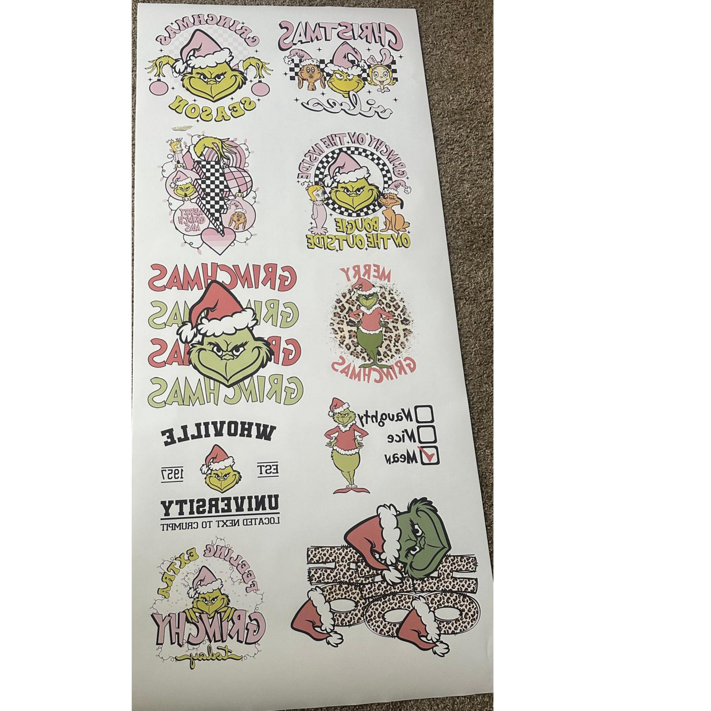 GANG SHEET SUBLIMATION