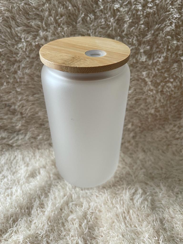 FROSTED CAN GLASS SUBLIMATION LIBBEY 16oz.